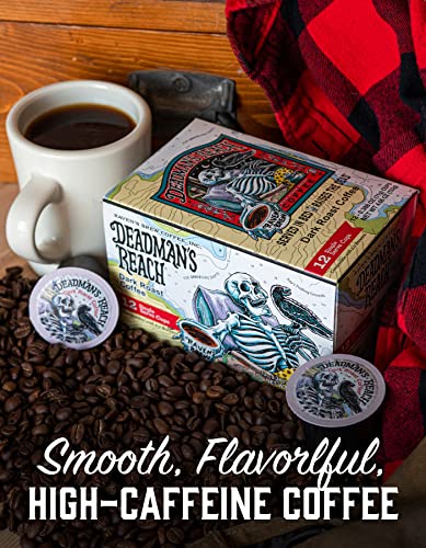Raven’s Brew Coffee High Caffeine Dark Roast K-Cup Compatible Single Serve Pods — Deadman’s Reach 12ct