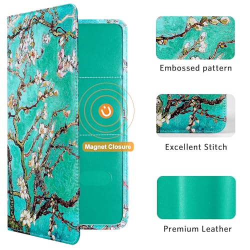 CoBak Car Registration and Insurance Holder - Vehicle Glove Box Car Organizer,Auto Truck Comparment Accessories Case with Magnetic Closure for Driver License,Cards