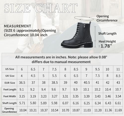 Vepose Women's 9629 Fashion Combat Ankle Boots, Lace up Booties with Inner Zipper, Beige, Size 6M US(CJY9629 Beige 06)