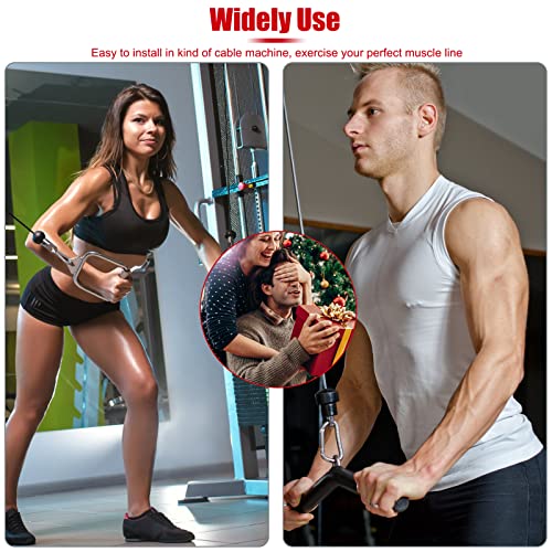 Anglekai Fitness Pulley Cable 79 Inch, Adjustable Home Gym Cable Pulley System Replacement Fitness Cable for Pulley Machine Accessories, Thick 5mm Heavy Duty Pulley Cable for Home Gym(79in)