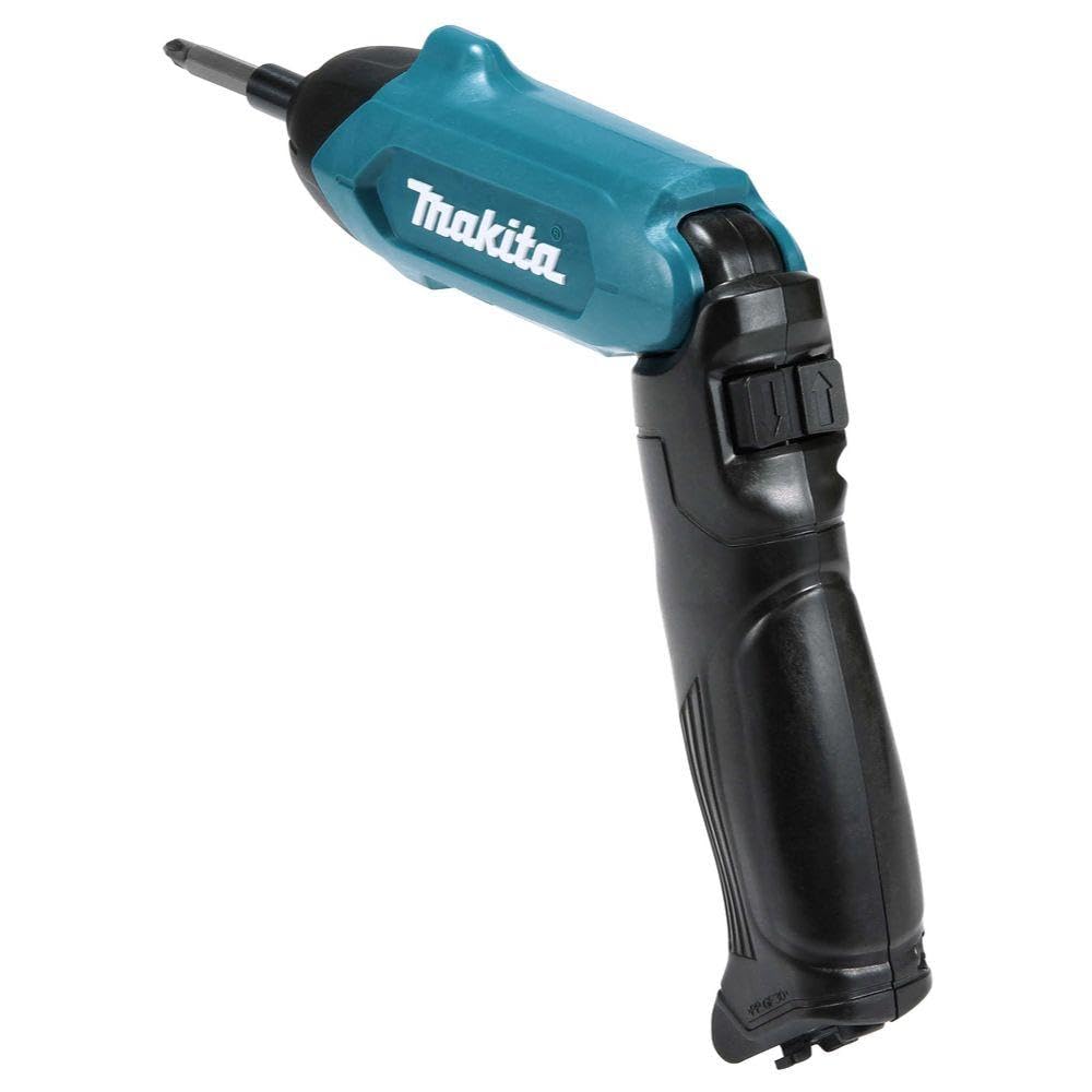 Makita DF001DW 3.6V Lithium-Ion 1/4" Hex Screwdriver Kit, Teal, 3.6V