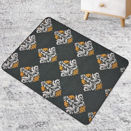 SHAREWIN Office Chair Mat for Carpet & Hardwood Floors, 48” x 36” Floor Mat, Desk Chair Mat for Home Office, Black