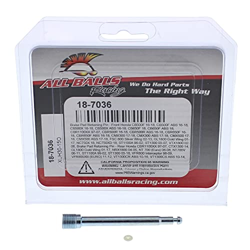 All Balls Racing Caliper Bolt Kit Front 18-7036 Compatible With Replacement For Honda CB650F 2018, CMX 300 2017, CMX 500 2017, CTX 1300 2014, FSC 600 A Silver Wing ABS 2003-13