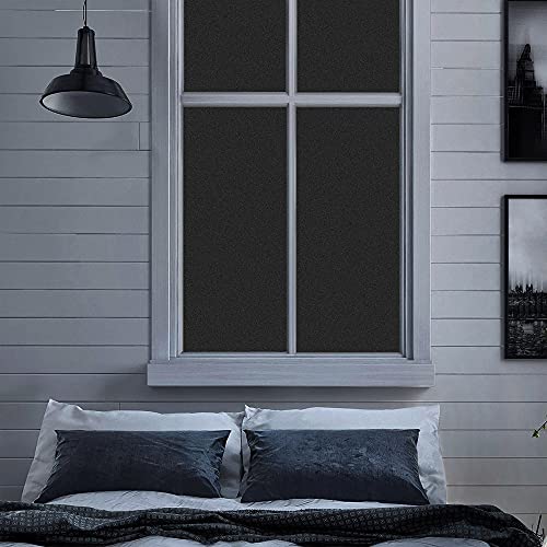 Finnez Window Privacy Film Frosted Glass Electrostatic Privacy Window Film Privacy Protection Window Stickers Anti-UV for Home Living Room Bedroom (35.4" x 78.7")