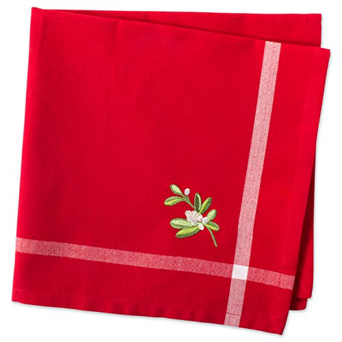 DII 14x72 Reversible Cotton Table Runner, Santa's Workshop - Perfect for Dinner Parties, Christmas, Holidays, or Everyday use