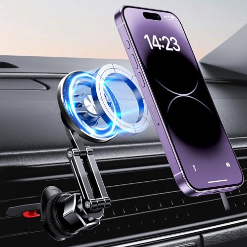 OATSBASF Car Phone Holder Mount 2023 Upgrade Gravity Car Phone Mount, Hands Free Phone Holder, Gravity Air Vent Car Mount, Suitable for Mobile Phones Under 7 inches (X01)