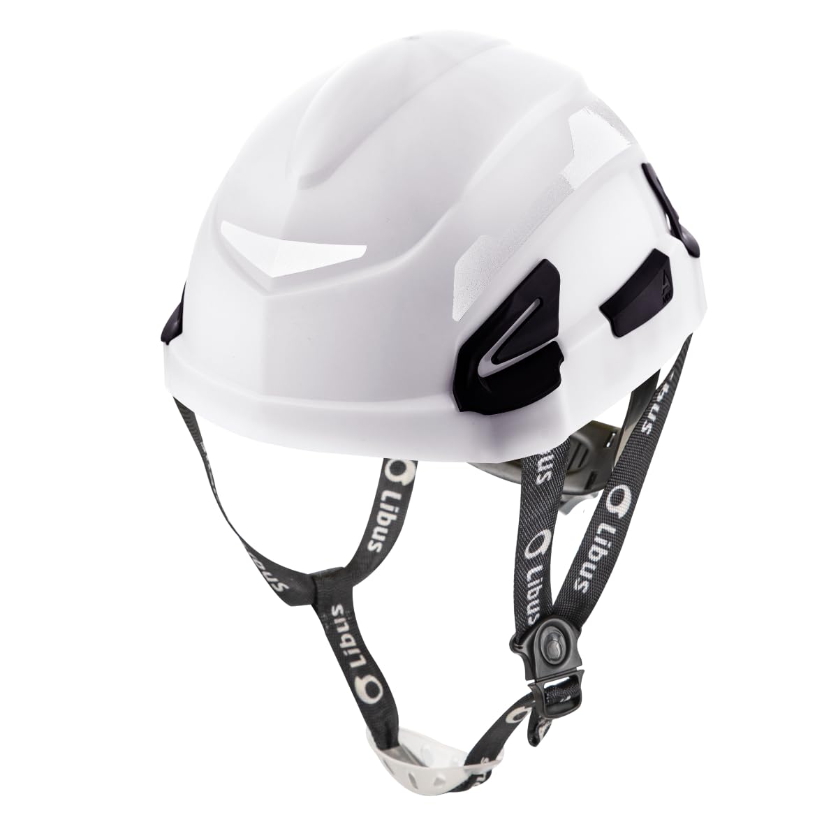 Libus Andes Construction Helmet: Premium Head Protection for Height Work with Adjustable 6-Point Ratchet Suspension, Chin Guard, and Multiple Safety Certifications
