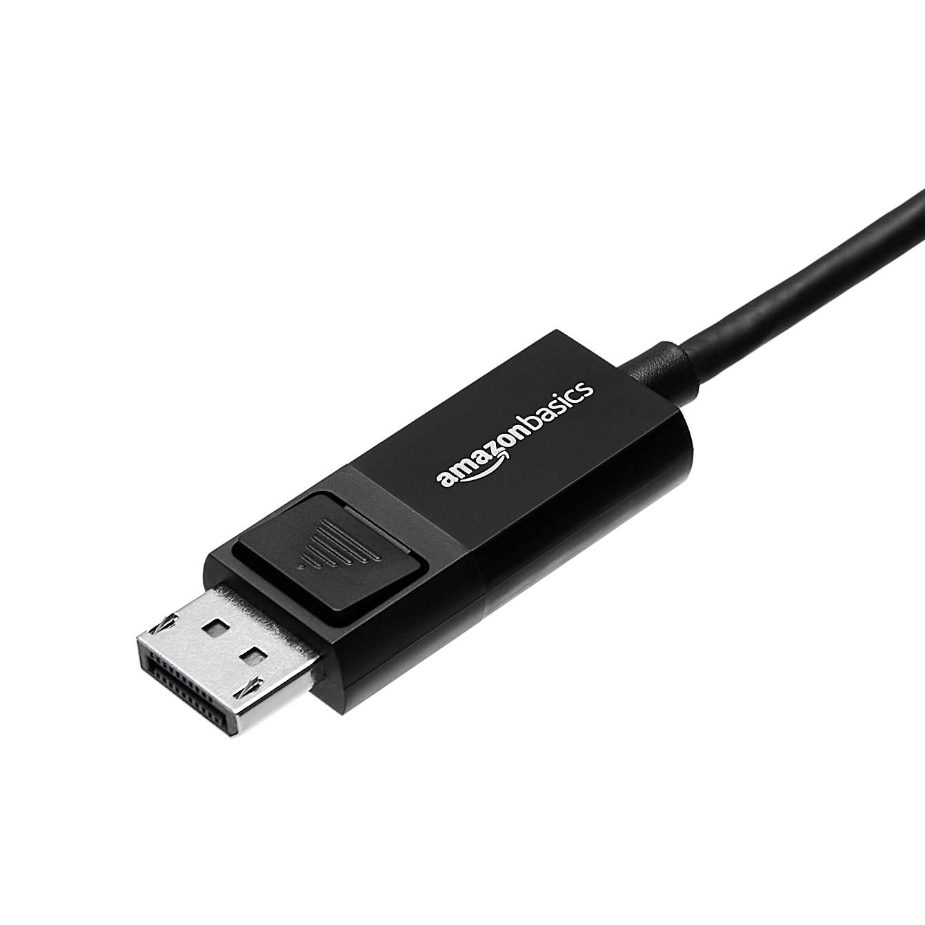 Amazon Basics Bi-Directional USB-C to DisplayPort Cable, 3-Foot, Black