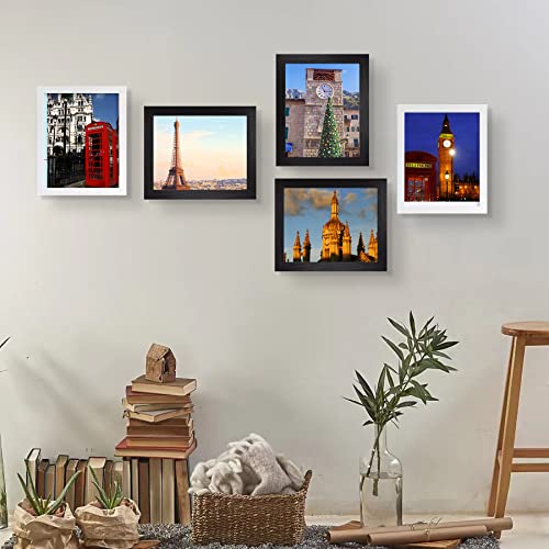 SESEAT 8x10 Picture Frame White, Display Pictures for Wall and Tabletop, 1 Pack