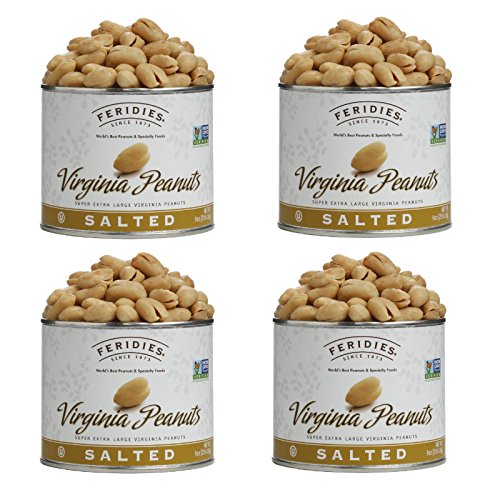 Amazon 4 pack (Value Pack) - 9oz Salted Peanuts