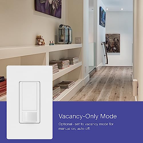 Lutron Maestro Motion Sensor Switch | 2 Amp, Single Pole | MS-OPS2-LA | Light Almond