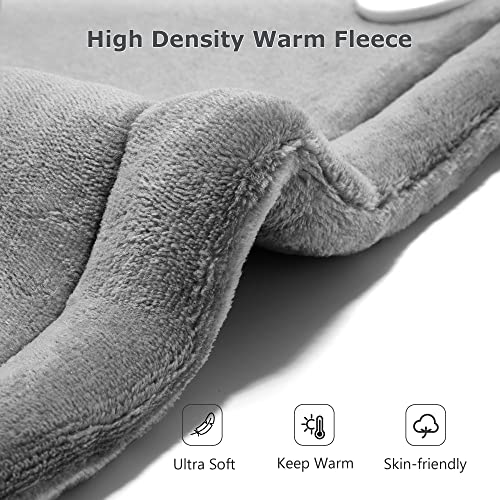 Heating Pad for Back Pain Relief, 24"x33" Large Weighted Heating Pad for Neck and Shoulders, Birthday Gifts for Women Men Mom Dad, Fast-Heating with 10 Settings, Auto Shut-Off, Washable