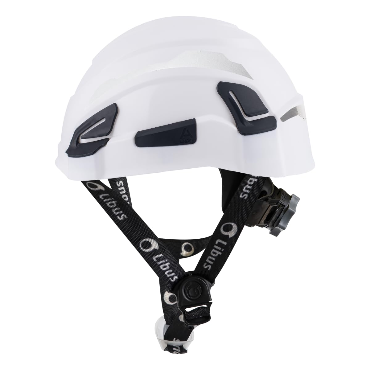 Libus Andes Construction Helmet: Premium Head Protection for Height Work with Adjustable 6-Point Ratchet Suspension, Chin Guard, and Multiple Safety Certifications