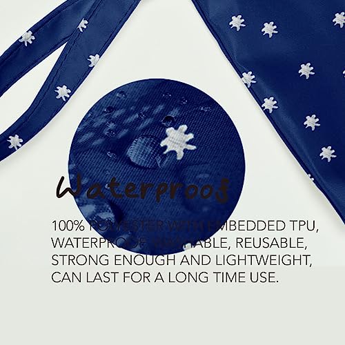 Fokongna Wet Bag, Travel Makeup Bag, Wet Dry Bag, Wet Bag for Swimsuit, Beach Pool Diapers Dirty Yoga Gym Clothes Zipper Pouch for Women Sister Friends Wet Bag Ocean Sea Shells Beach Starfish.361