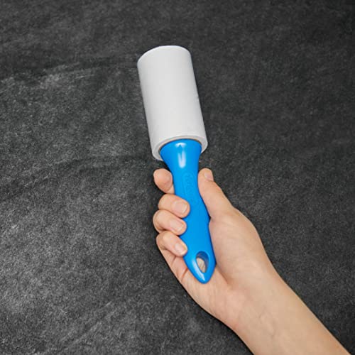 PetLovers EzRoll Reusable Lint Roller - Sticky for Life & Multi-Purpose Pet Hair, Dust, & Lint Remover for Clothing, Upholstery, & Cars - Sustainable, Washable & Efficient
