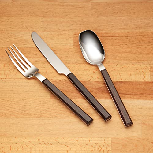 Hampton Forge 894318 Henley Brown 16 Piece Flatware Set