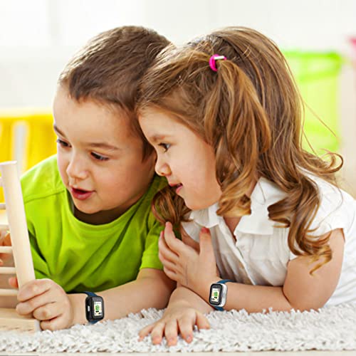 1 Pack Case Compatible with T-mobile SyncUp Kids Watch Screen Protector, Hard PC Case Build-in Tempered Glass for Sync UP Kids Watch Accessories - Pink(Not Compatible with Syncup Kids Watch 2)