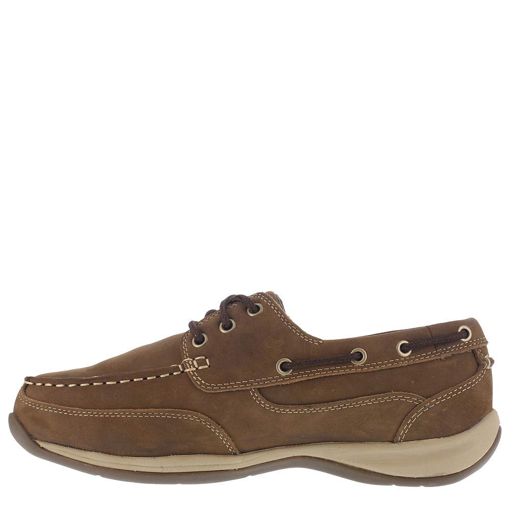 Rockport Work Men's Sailing Club RK6734 Work & Safety, Brown, 7 M US