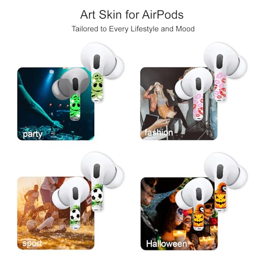 ROCKMAX for AirPods Pro 2 Skin Accessories, Yellow Rugby Sticker Wrap for AirPods, Unique Gifts for Boys and Girls, Customized Tattoos Compatible to AirPods Pro 2nd Generation Case Cover (1529)