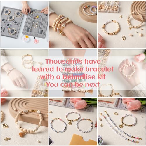 SJZWSD Enhanced 6 Boxes Friendship Bracelet Making kit- 16,000pcs in 6 Boxes, Featuring Clay Beads, Seed Beads, Glass Beads, Plus Letter Beads & Charms - Ideal for Friendship Bracelets