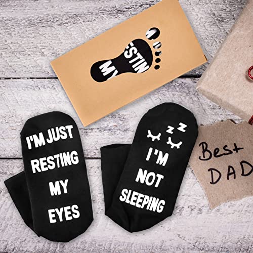 FilmHOO Birthday Gifts for Fathers, Funny Socks Christmas Gifts for Men from Daughter Son Wife