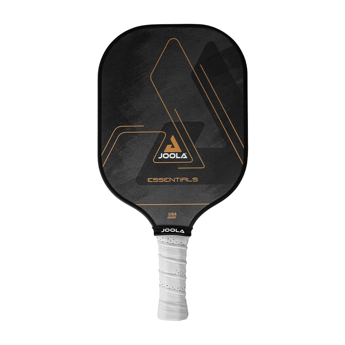 JOOLA Essentials Performance Pickleball Paddle with Reinforced Fiberglass Surface and Honeycomb Polypropylene Core, Black