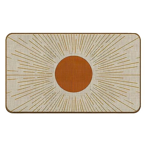 Qvapt Boho Door Mat,Boho Door Mats Doormats,Modern Western Howdy Non-Slip Door Mat Indoor Outdoor Entrance,Outdoor Door Mats for Home Eentrance,(17x30inch)