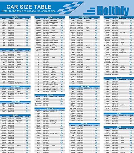 Holthly 10 Layer SUV Car Cover Waterproof All Weather for SUV,100% Waterproof Outdoor Car Covers Rain Snow UV Dust Protection. Custom Fit for BMW X3, Audi Q5,Jeep Wrangler, Chevy Equinox,etc Silver