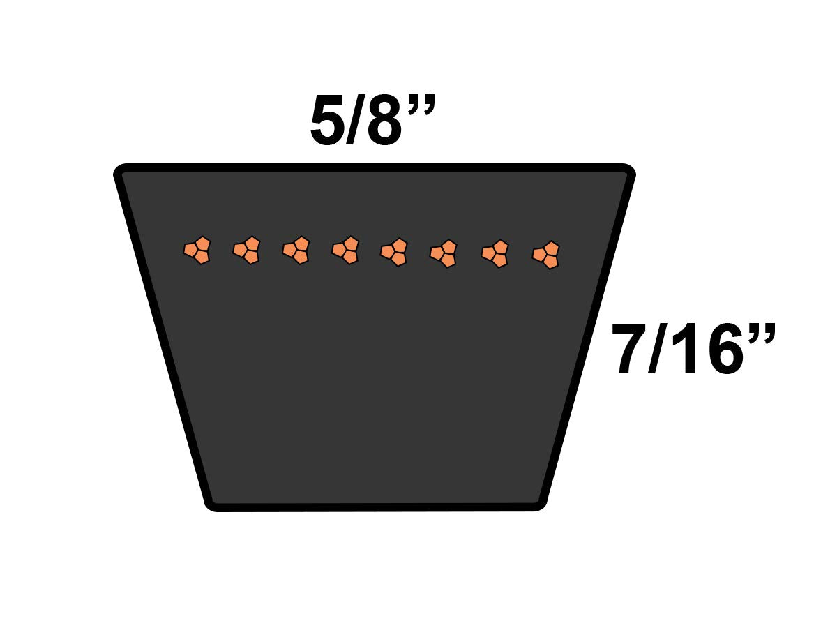 D&D PowerDrive 79781 Snapper INC Replacement Belt