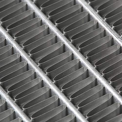 DNA Motoring OEM-RA-13430 1-Row Aluminum Core Radiator Compatible with 2014-2018 Fiesta 1.6L 1.0L Engines,24-1/2" W X 14" H X 1" D,1-1/8" Inlet / 1-1/8" Outlet