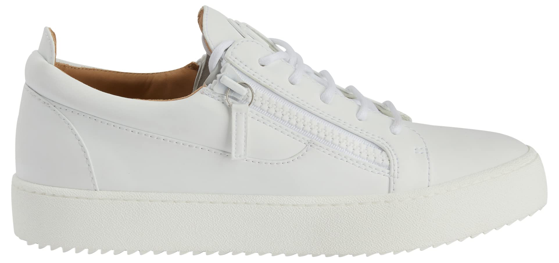 Giuseppe Zanotti, Frankie Low-Top Sneakers Fabric, 7.5, White