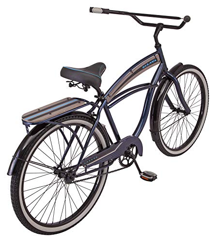 Kulana Lakona Wave Adult Beach Cruiser Bike, 26-Inch Wheels, Single Speed, Blue