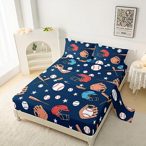 QOOMO Cartoon Cute Panda Bedding for Boys and Girls Botanical Flower Graffiti Style Super Soft Kids Bedding Set Kawaii Wildlife Kids Sheets Set Twin Size 1 Fitted Sheet, 1 Flat Sheet, 2 Pillow Cases