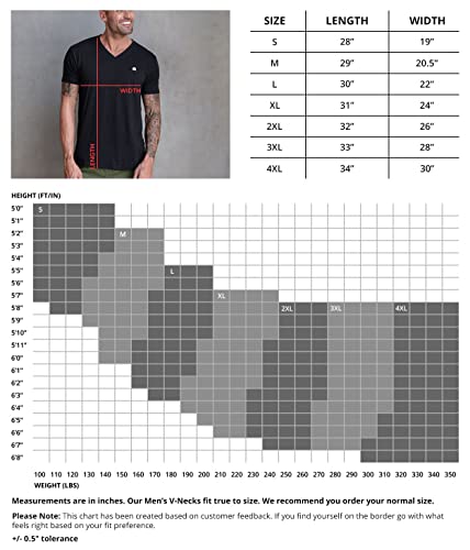 INTO THE AM V Neck T Shirts Men Fitted Casual Essential Basic Undershirt Sleep Vneck Tshirt for Guys (Red, Medium)