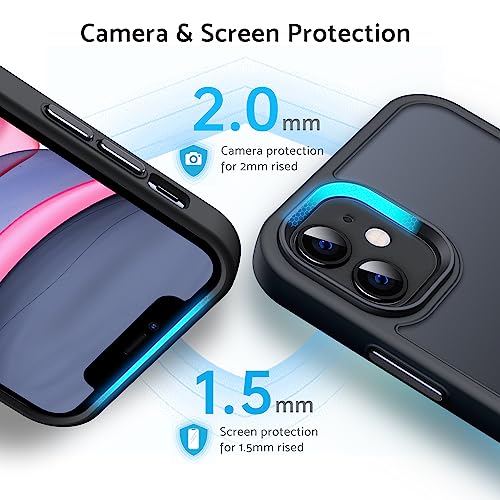 Anqrp Designed for iPhone 11 Case, [Compatible with Magsafe] Slim Anti-Scratch Shockproof Case for iPhone 11 6.1 inch, Black