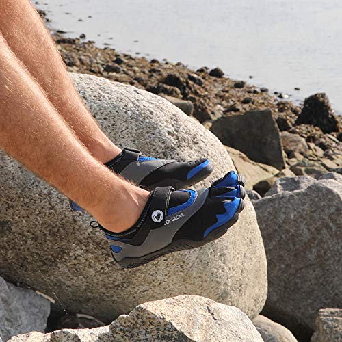 Body Glove Men's 3T Barefoot Max Water Shoe, Black/Dazzling Blue 7