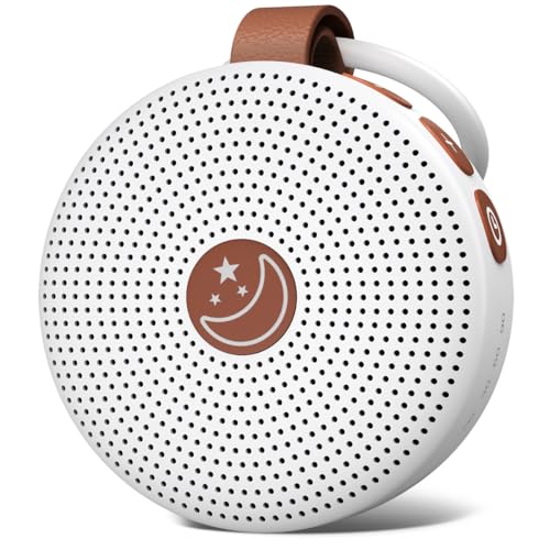Portable Sound Machine White Noise Machine with 30 Soothing Sounds for Baby Kids Adults Sleeping 32 Volume Levels Rechargeable Brown Noise Sleep Machine for Office Privacy Travel Sound Therapy