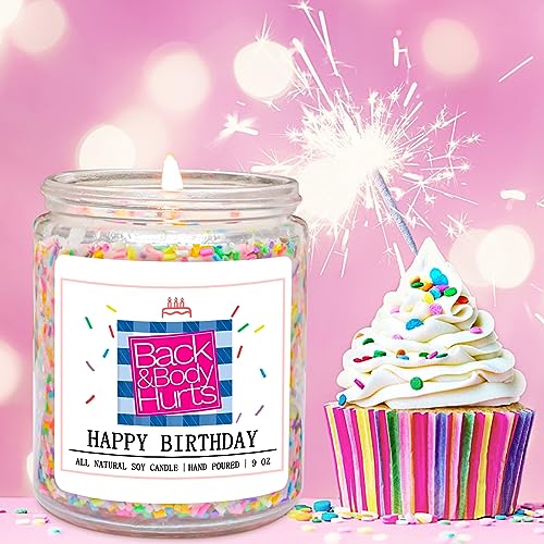 Homsolver Birthday Candles Gifts for Her and Him, Birthday Gifts for Women Men, Unique Best Friend Birthday Gift Ideas -Happy Birthday Candles