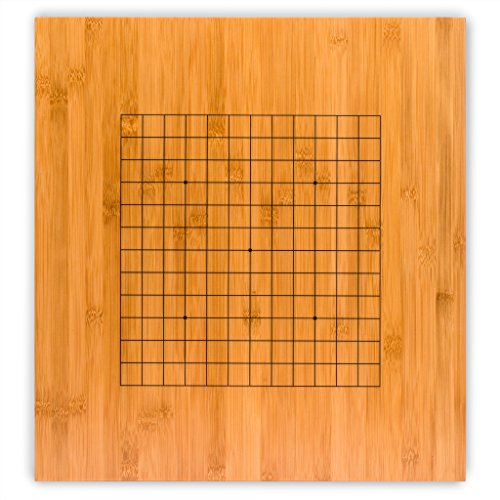 Yellow Mountain Imports Bamboo 0.8-Inch Reversible 19x19 / 13x13 Go Game Set Board with Double Convex Melamine Stones and Bamboo Bowls - Classic Strategy Board Game (Baduk/Weiqi)