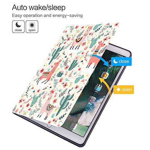 Ipad Air Case/Ipad Air 2 Case/Ipad 9.7 Inch 2017 2018 Case/Vimorco Soft TPU Back Cover with Adjustable Stand Protector Case for Ipad 5th 6th Gen, Auto Wake/Sleep, Red Composition Book
