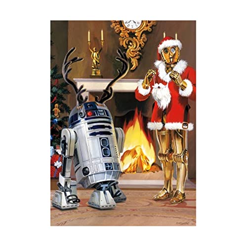 Buffalo Games - Star Wars - Star Wars™ “All I Want for Christmas is R2” - 500 Piece Jigsaw Puzzle for Adults Challenging Puzzle Perfect for Game Nights