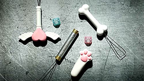 FKZ ZOMOPLUS Keycap Puller,Custom Keycap Puller,Cute Bone Custom Keycap Puller,Mechanical Keyboard Keycap Removal Tool (Bone)