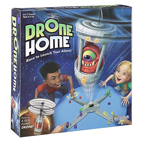 Drone Home — First Ever Game with a Real, Flying Drone — Great, Family Fun — for 2-4 Players — for Ages 8+