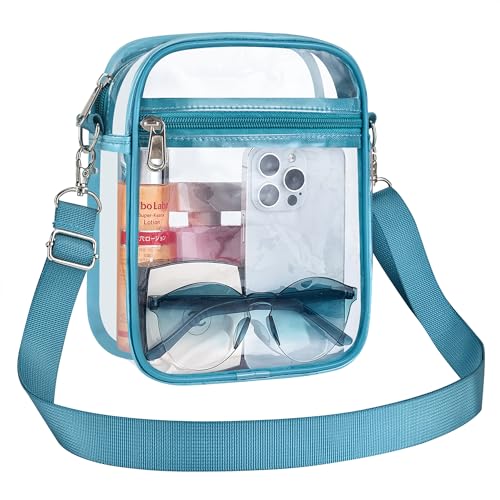 USPECLARE Clear Purse Stadium Clear Messenger Bag Stadium Approved for Men and Women Clear CrossBody Bag