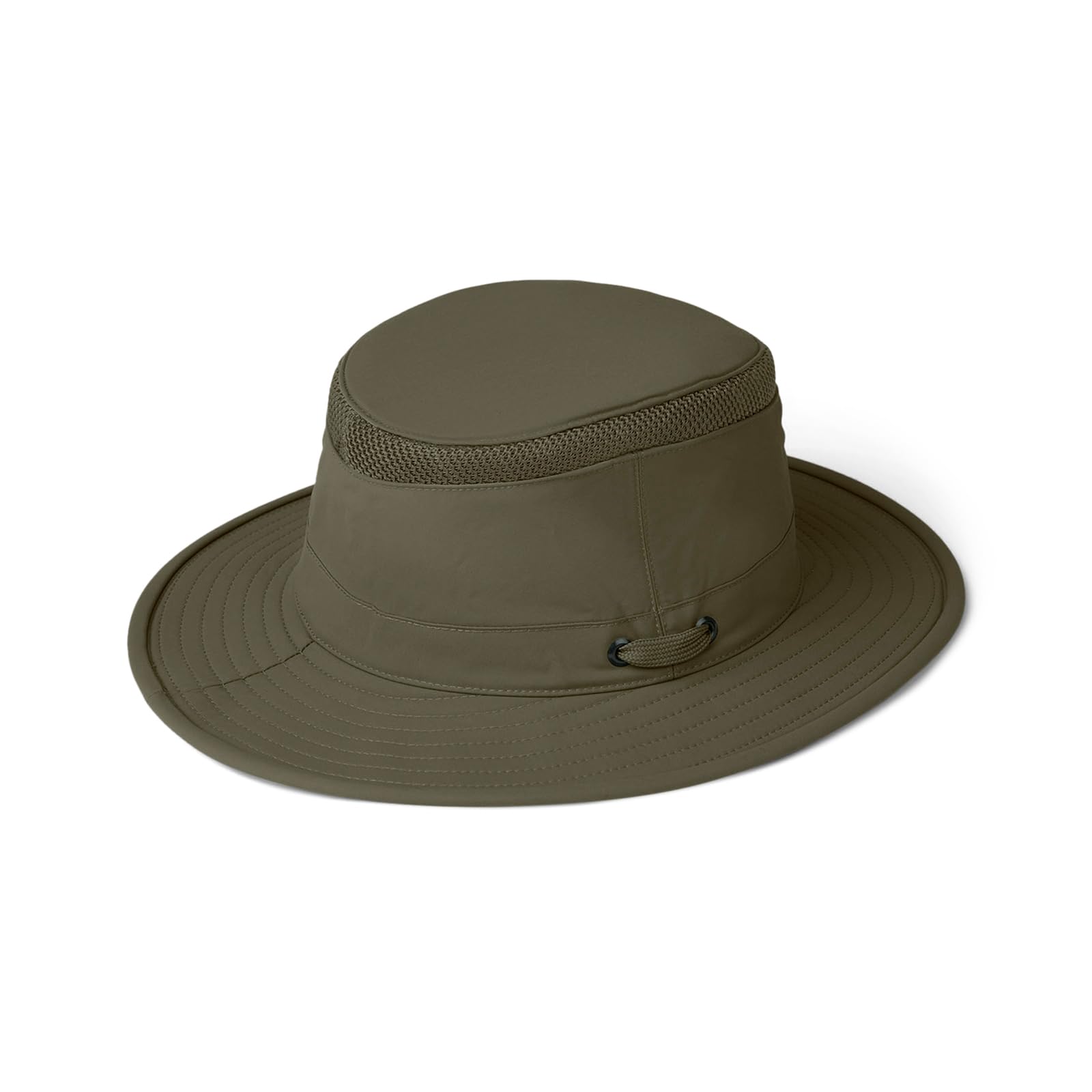 Tilley womens Ltm5 Airflo Medium Brim Recycled Sun Hat, Olive, 7.75 US