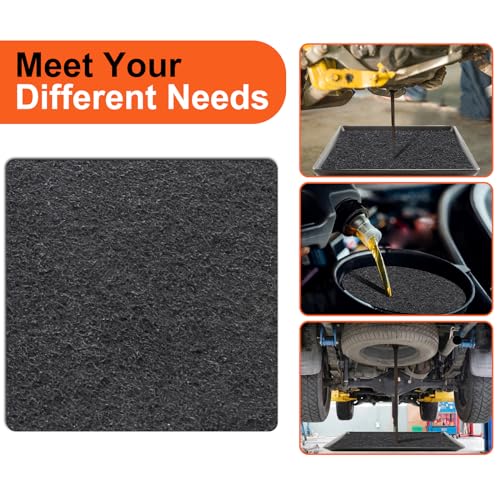 VANPET 22" Square Oil Drain Splash Pad, Oil Drip Pad,Splatter Pad for Car Changing Oil Pan,No Splatter Pad for Drain Pan (22''x 22'')