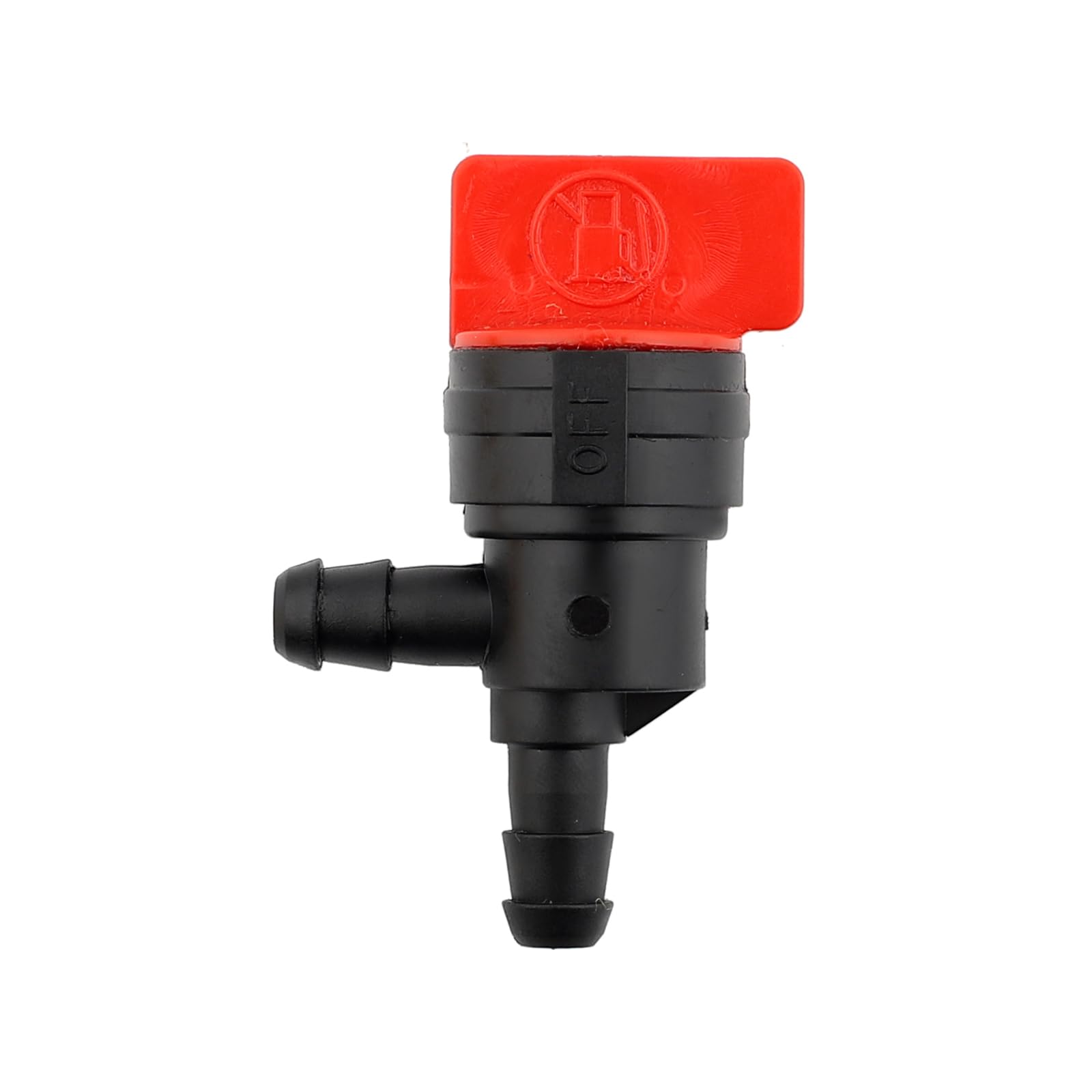 Panari 1/4" 90 Degree Fuel Shut Off Valve with Clamps for 698181 494539 697944 Tecumseh 35857 LawnMower (Pack of 2)