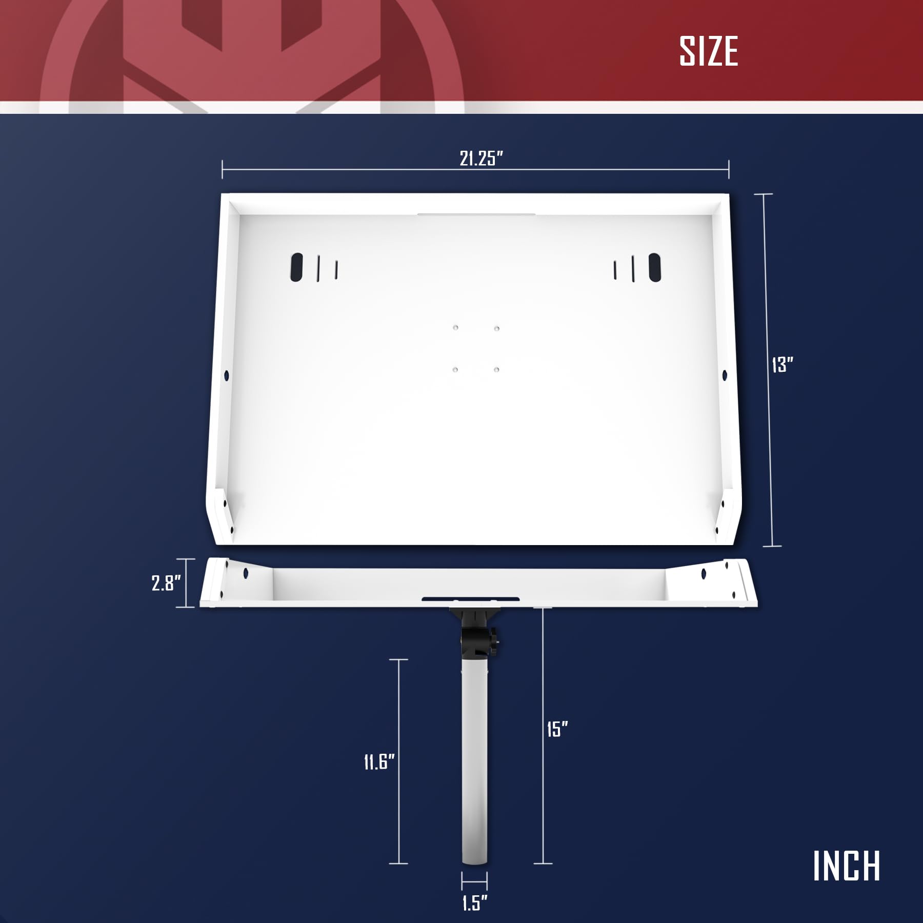 KNINE OUTDOORS Bait Cutting Board for Boat, Boat Cutting Board, with Rod Holder Mount Plier Storage and Knife Slot, for Fish Cleaning Station Fishing Fillet Table, Boat Accessories Marine