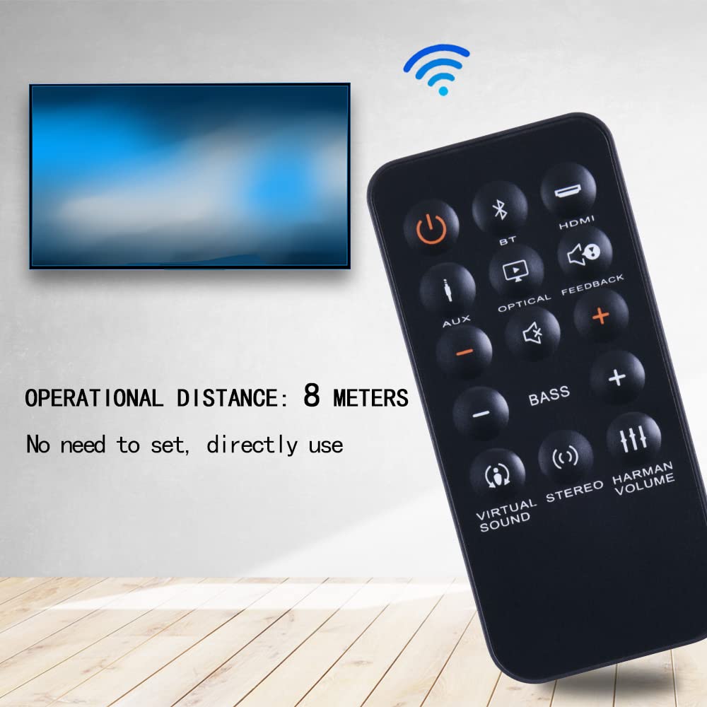 Replacement Remote Control fit for JBL Cinema Soundbar SB350 SB250 Sound Bar Remote