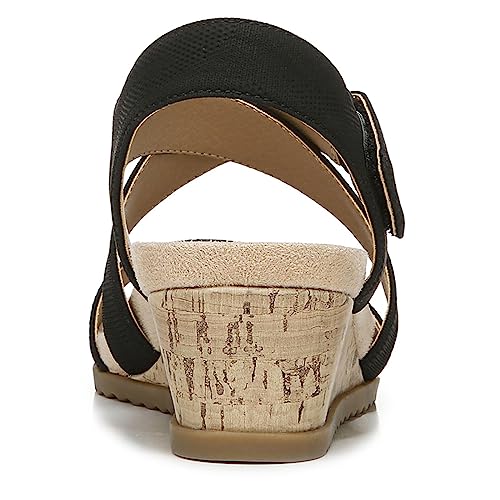 LifeStride Womens Sincere Wedge Sandals Bone/Tan 8.5 M